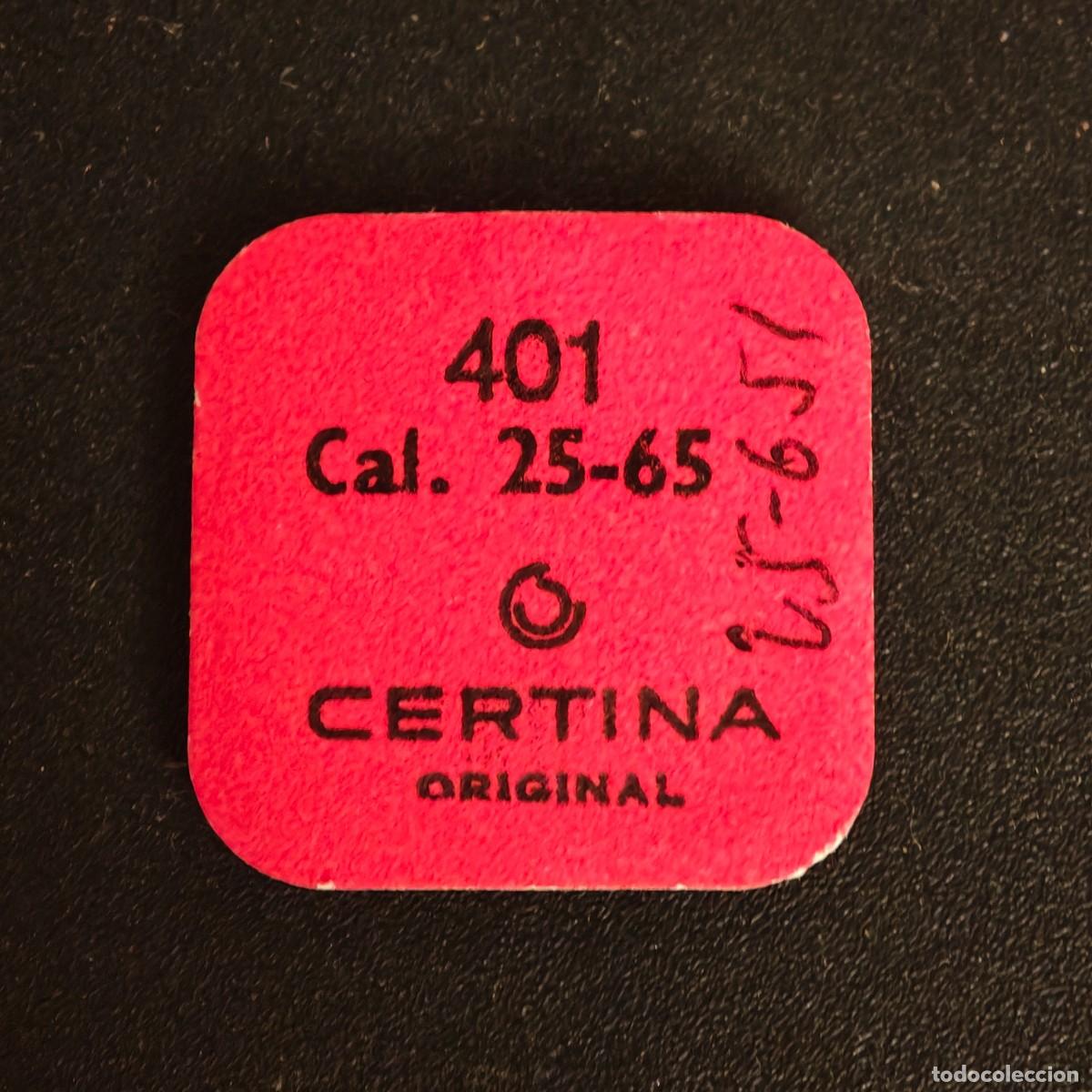 Recambios de relojes: CERTINA 25-65 401 stem tija vintage watch reloj motre swiss NOS
