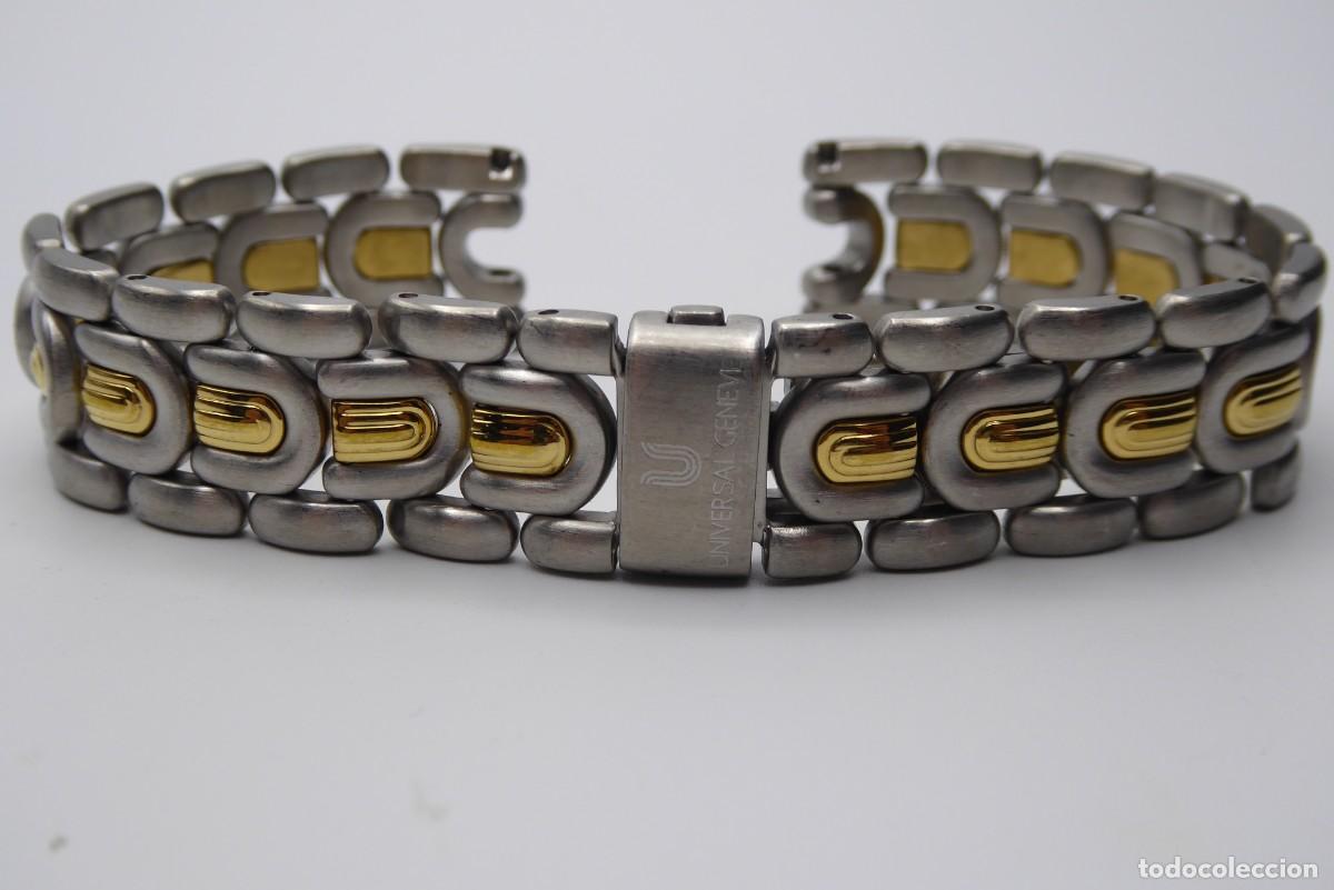 Recambios de relojes: Universal Gen&egrave;ve Corporate two tone bracelet 18mm