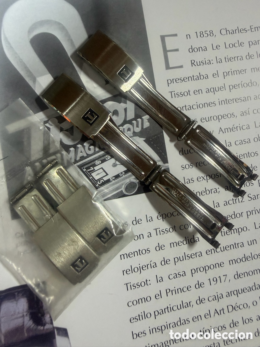 Recambios de relojes: Cierres Tissot Originales - Lote 4 Unidades