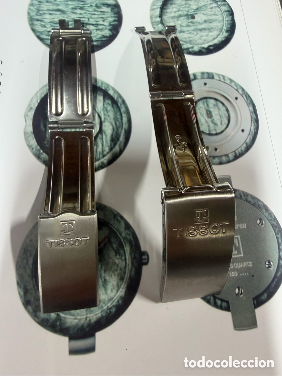 Recambios de relojes: 2 Cierres Tissot Originales Nuevos