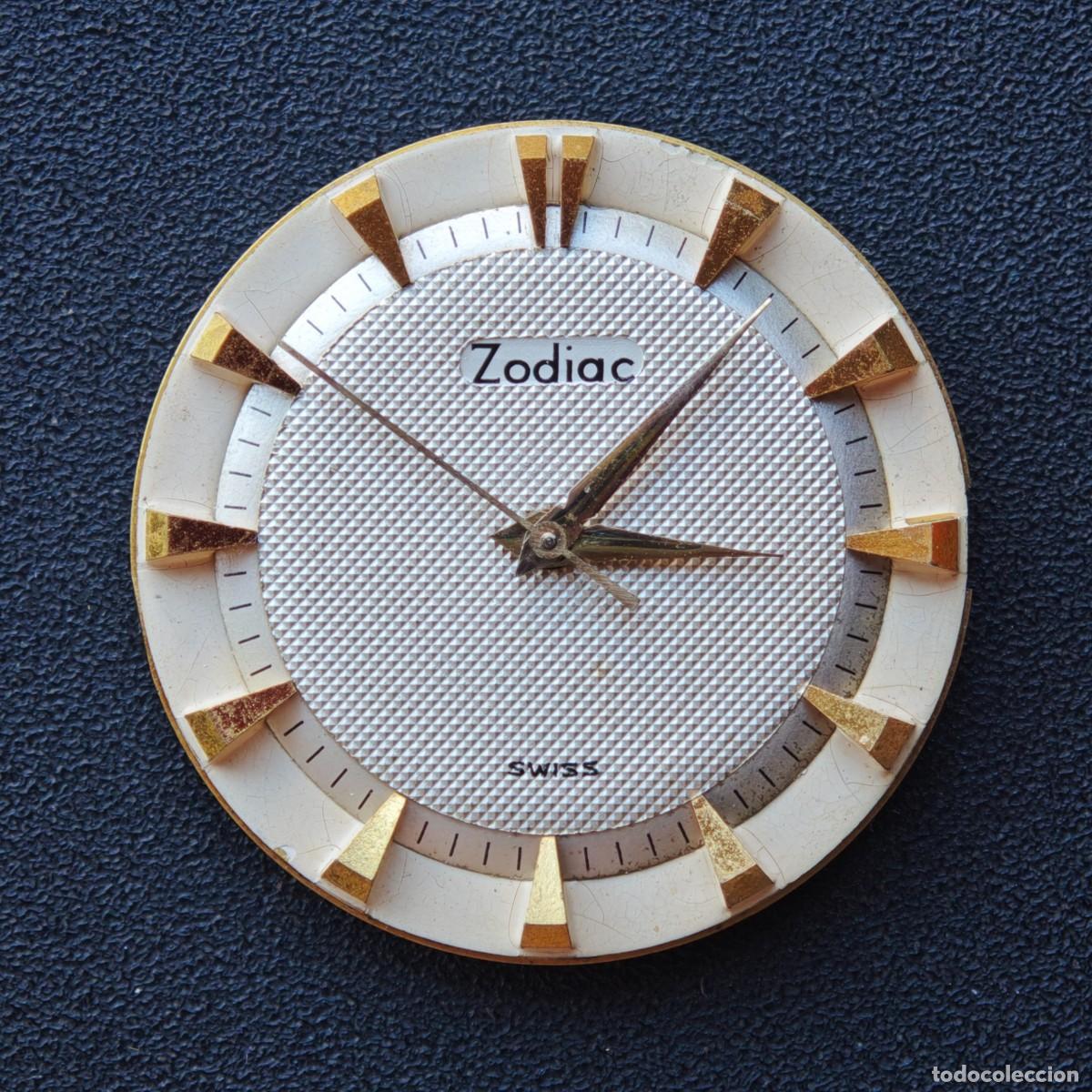 Recambios de relojes: ZODIAC 10-S 1080 Glorious maquinaria reloj vintage watch movement montre orologio