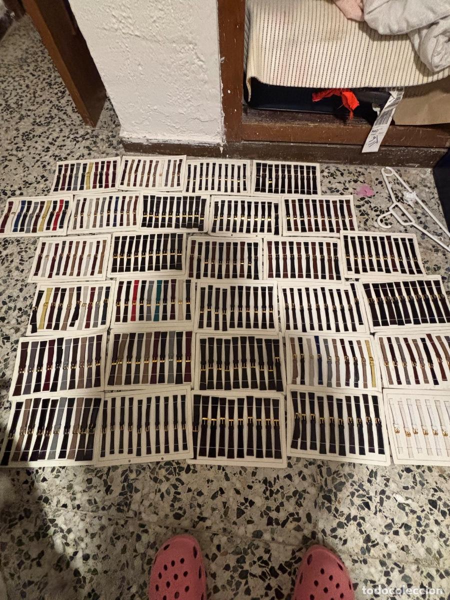 Recambios de relojes: Lote 340 Correas Reloj Vintage NOS (60s-80s) Piel y Lagarto - Horizonte / Imperial
