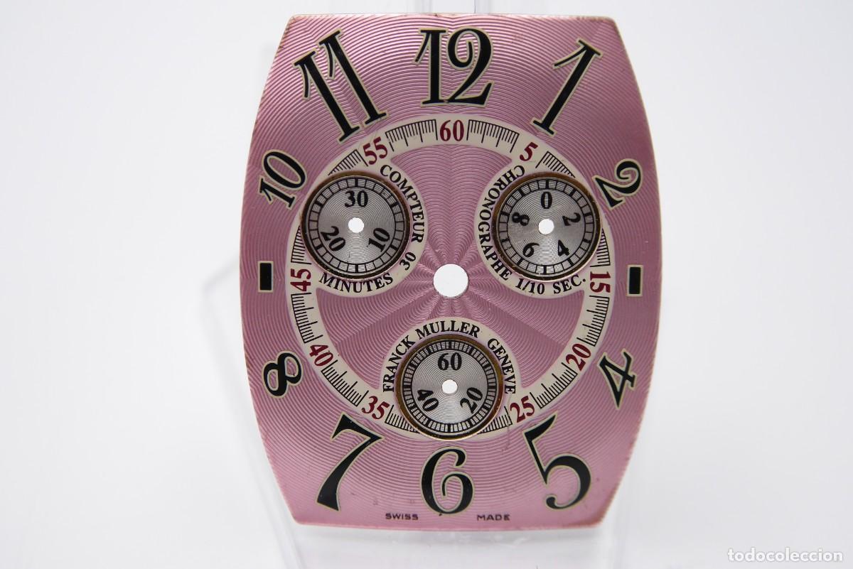 Recambios de relojes: Franck Muller Cintree curvex chronograph dial