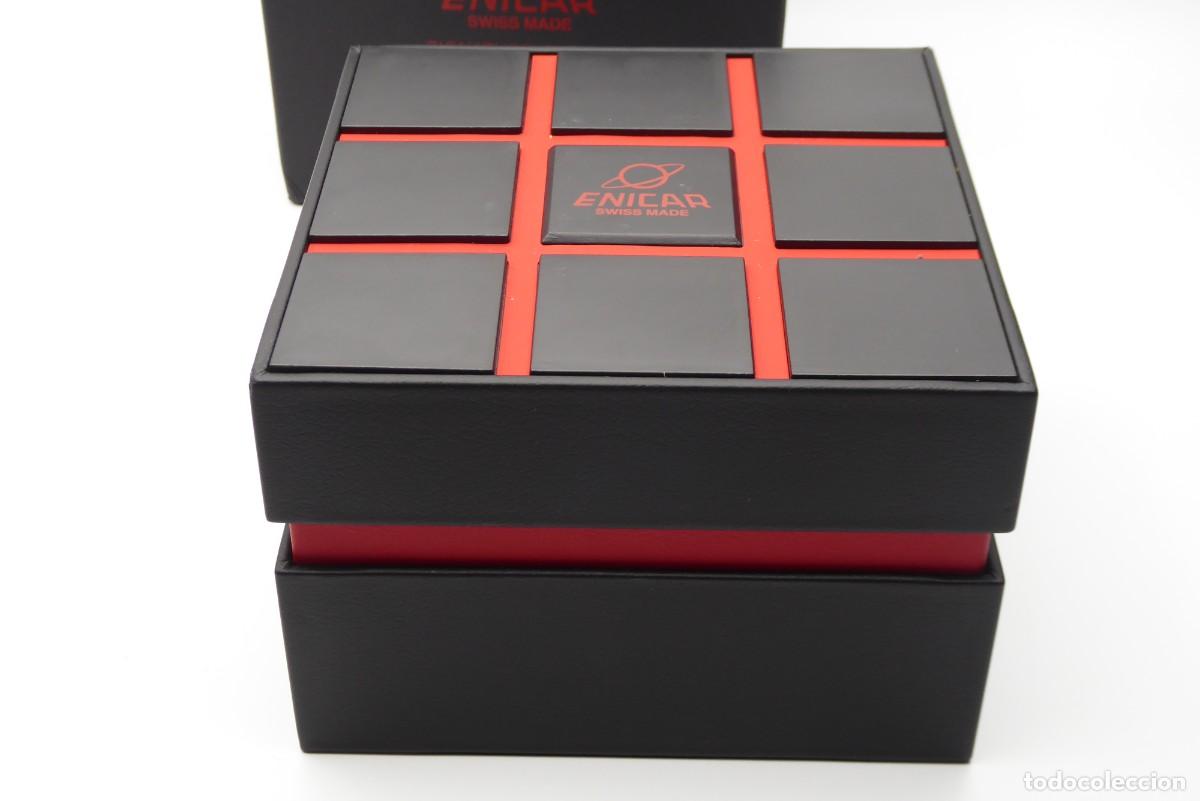 Recambios de relojes: Enicar new model box. - Foto 2