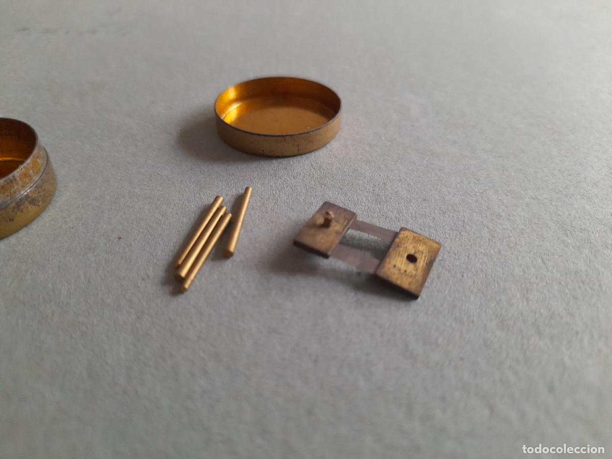 Ricambi di orologi: resorte de pendulo para reloj mecanico, 1,7x1cm aprox, con 4 pins