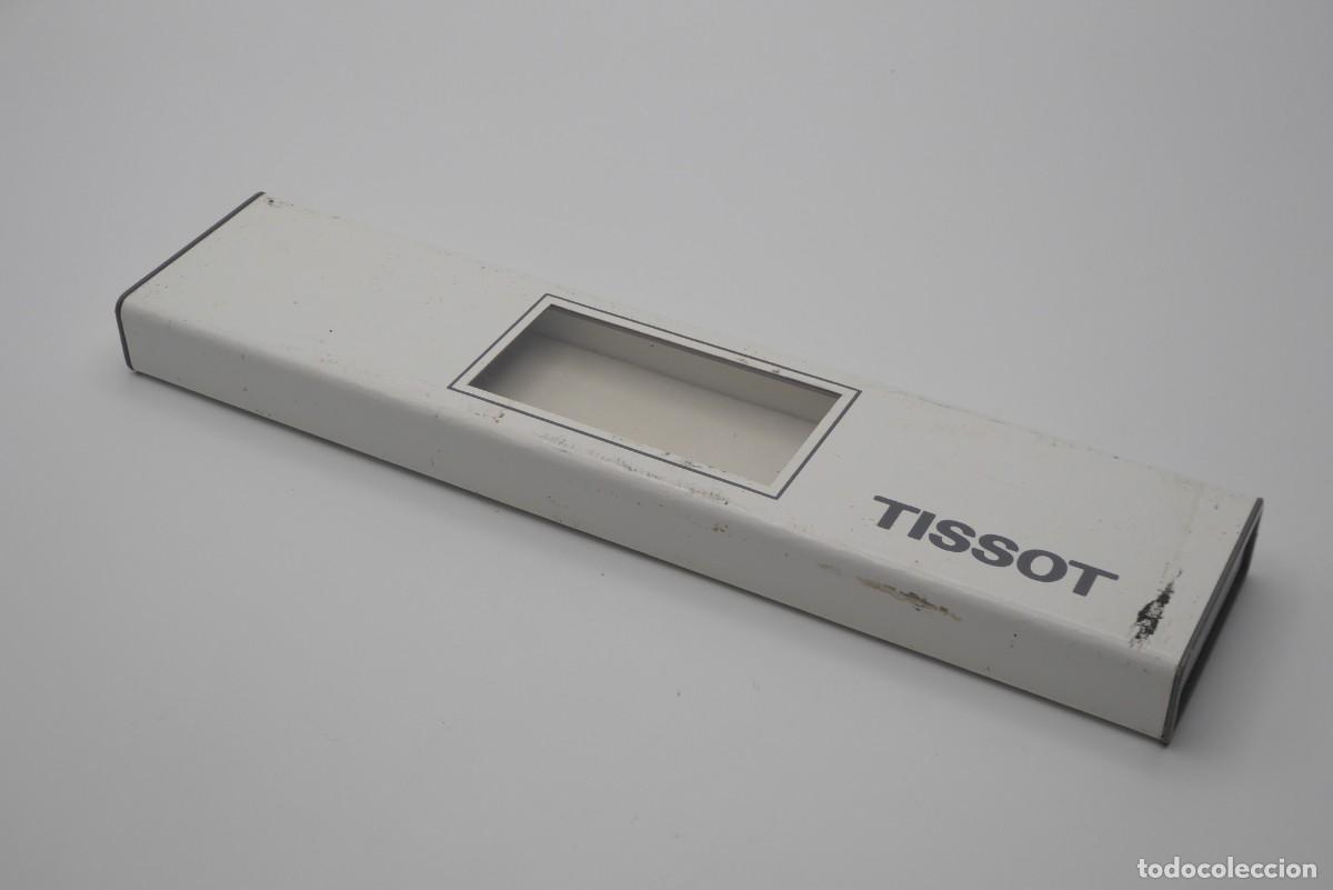 Recambios de relojes: Tissot white travel case vintage