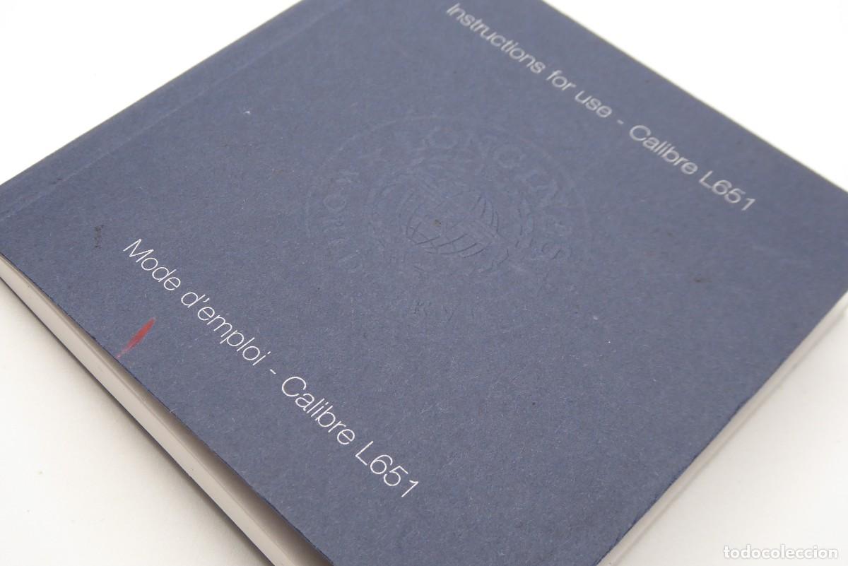 Recambios de relojes: Longines instructions for use booklet cal. L651