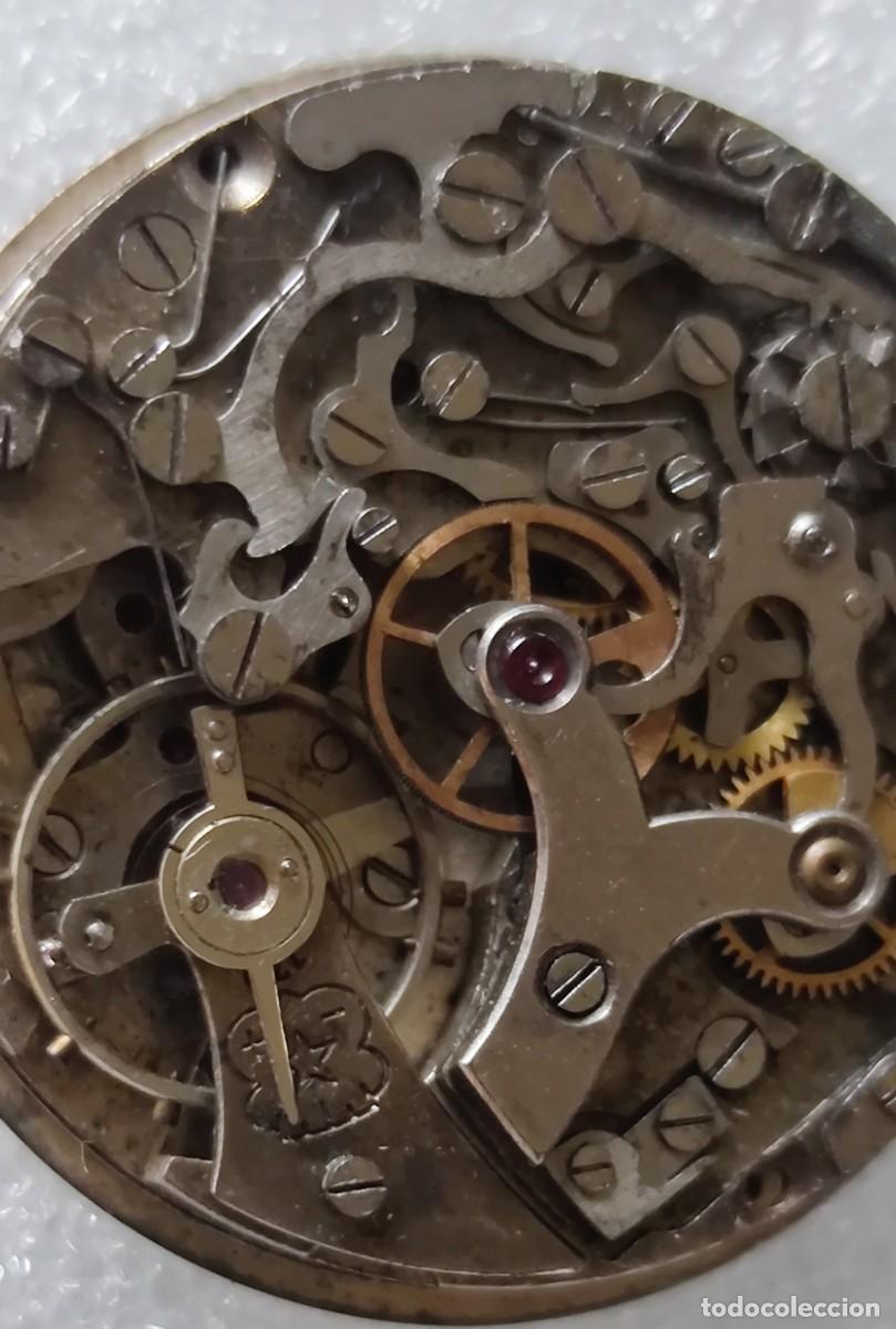 Recambios de relojes: Venus 170. Movimiento cron&oacute;grafo, esfera y agujas.