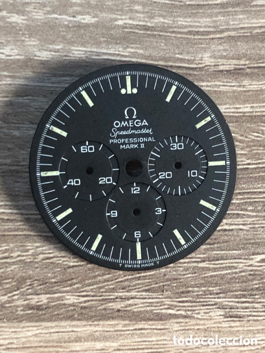 Recambios de relojes: Esfera reloj omega speedmaster mark 2 crono vintage