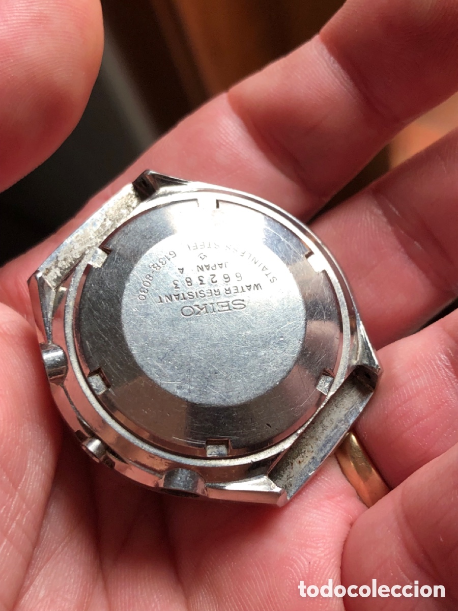 Recambios de relojes: Caja reloj Seiko cron&oacute;grafo yon player ref 6138-8030