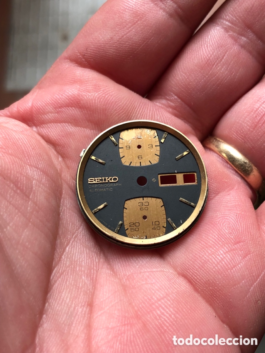 Recambios de relojes: Esfera reloj Seiko yon player auto crono