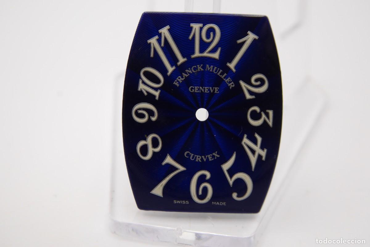 Recambios de relojes: Franck Muller Curvex blue dial 19.6mm