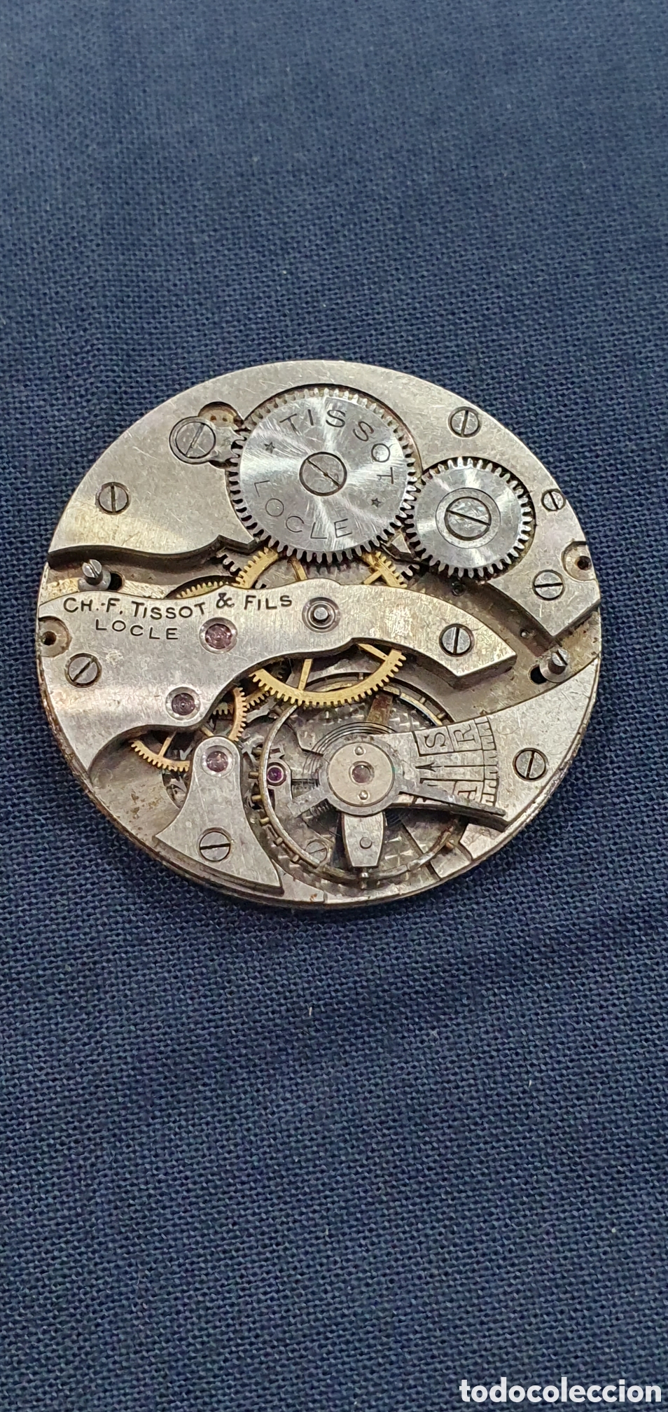 Spare Parts for Watches: Maquina para reloj de bolsillo Tissot. (L135)