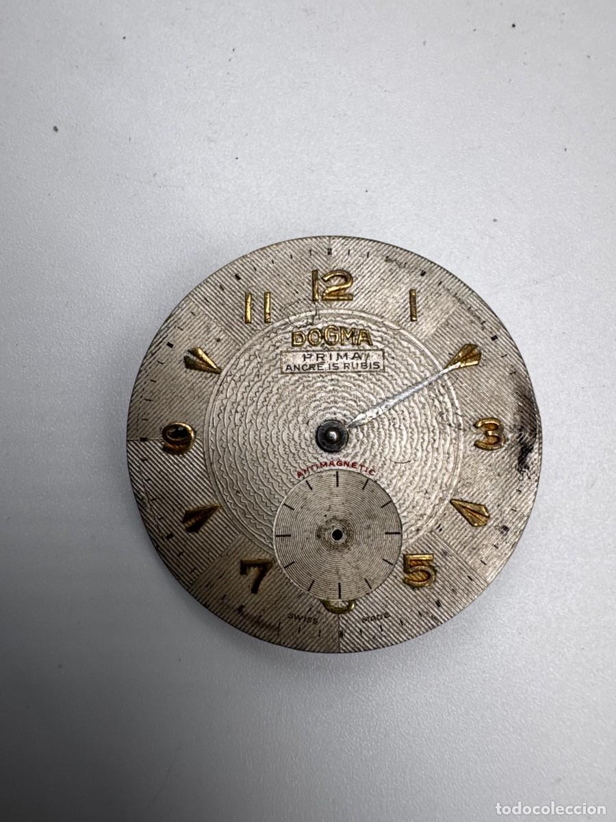 Ricambi di orologi: ESFERA Y MOVIMIENTO RELOJ DOGMA PRIMA ANCRE 15 RUBIS ANTIMAGNETIC SWISS MADE VINTAGE