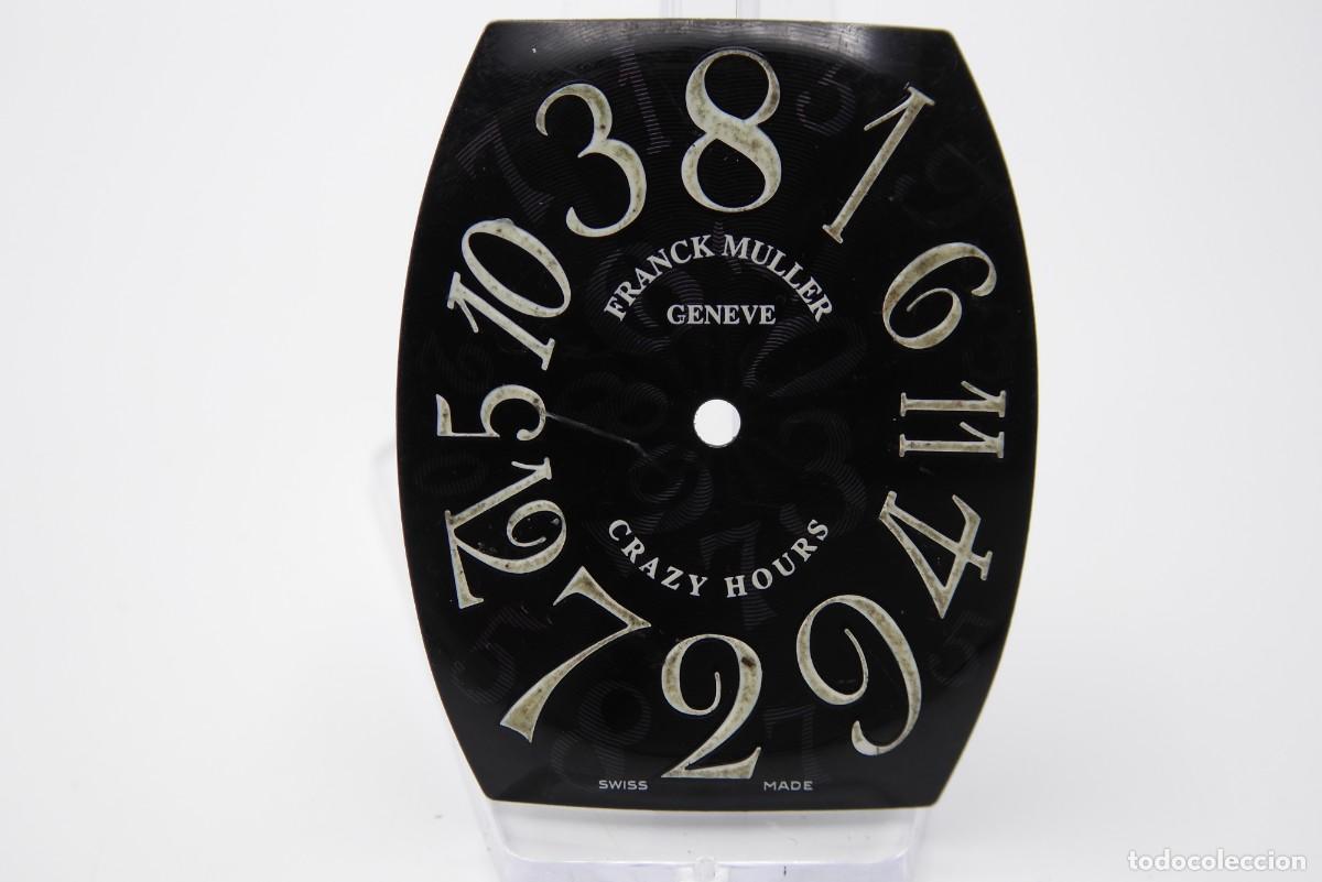 Recambios de relojes: Franck Muller crazy hours black dial 28.5mm