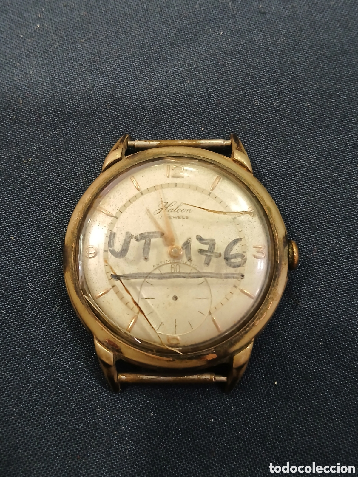 Pe&ccedil;as de reposi&ccedil;&atilde;o de rel&oacute;gios: Reloj Halc&oacute;n vintage. M&aacute;quina UT 176. (L134)