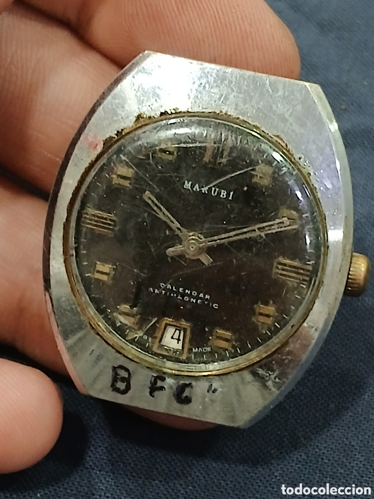 Recambios de relojes: Reloj de bolsillo Marubi. Vintage. (L134)
