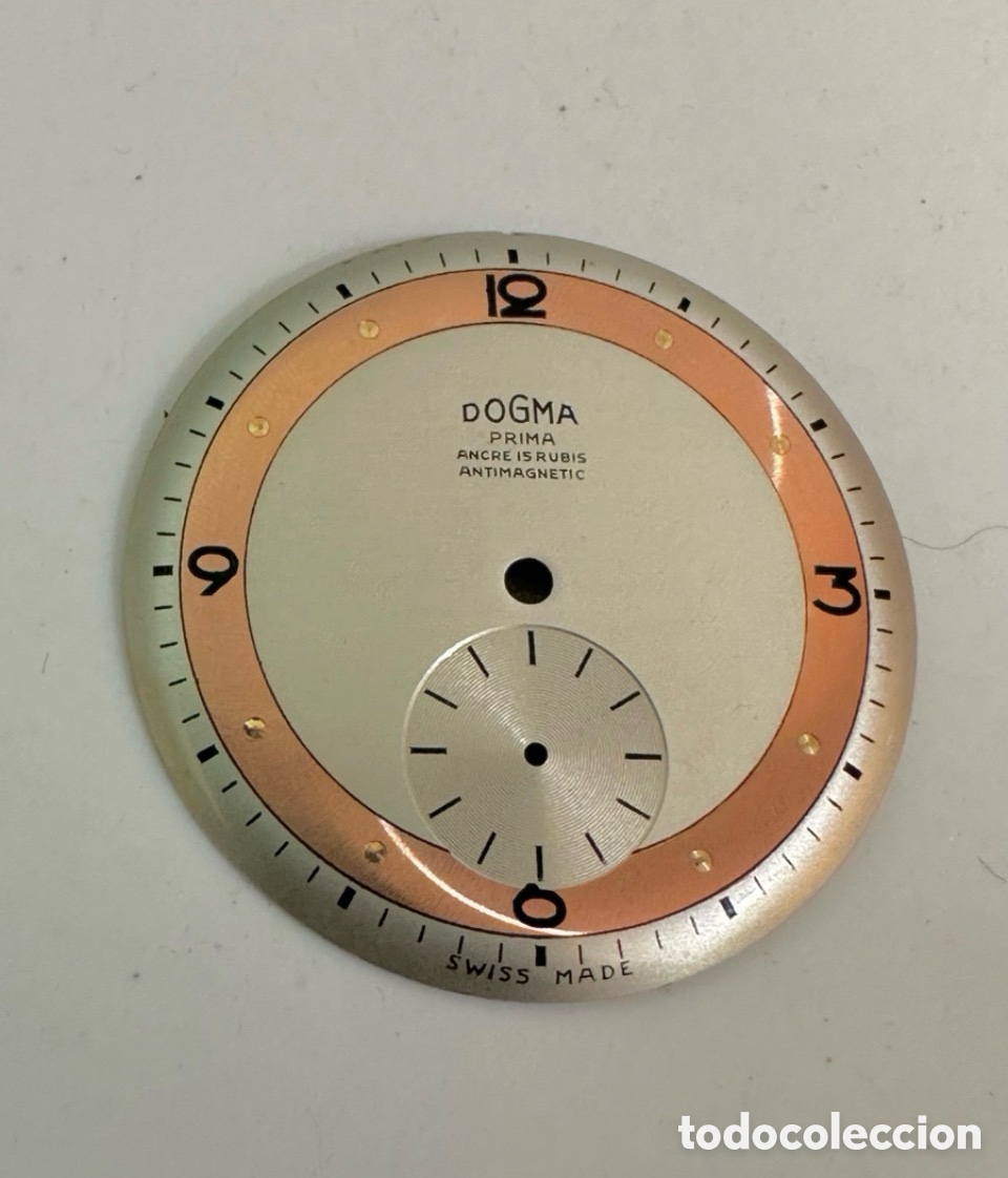 Spare Parts for Watches: Antigua Esfera Nueva DOGMA PRIMA ANCRE IS RUBIS ANTIMAGNETIC SWISS MADE
