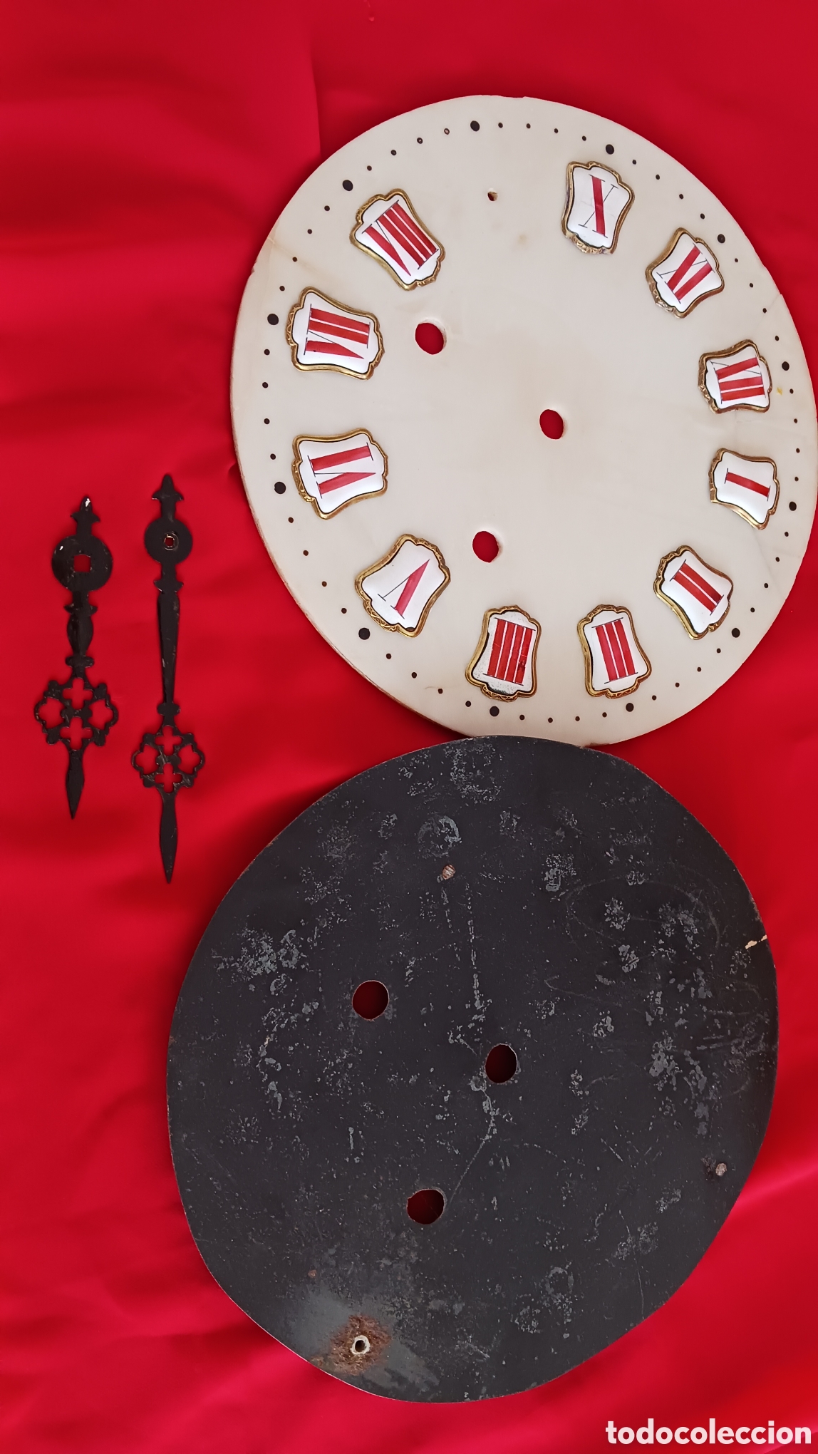 Recambios de relojes: ESFERA Y SOPORTE PARA RELOJ MOREZ , OJO DE BUEY