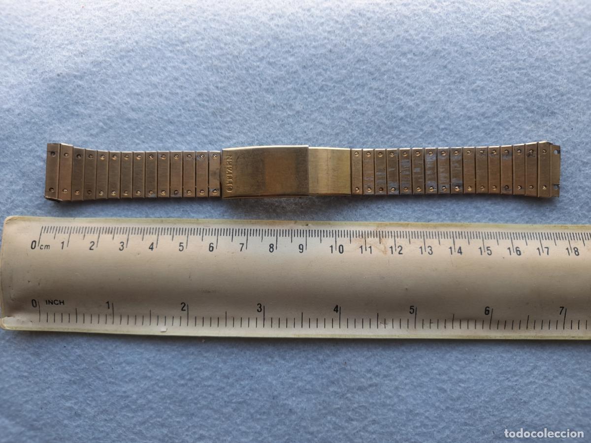 Recambios de relojes: Citizen. Pulsera para Reloj de Caballero. Con Extensor. - Foto 6