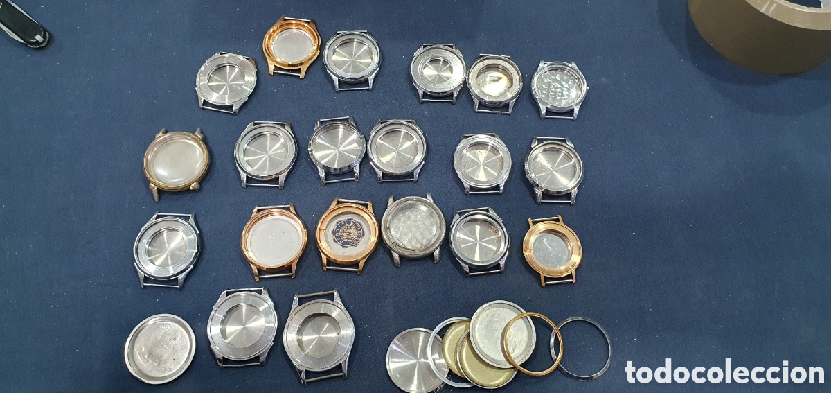 Spare Parts for Watches: Lote de cajas para relojes vintage. (L138)