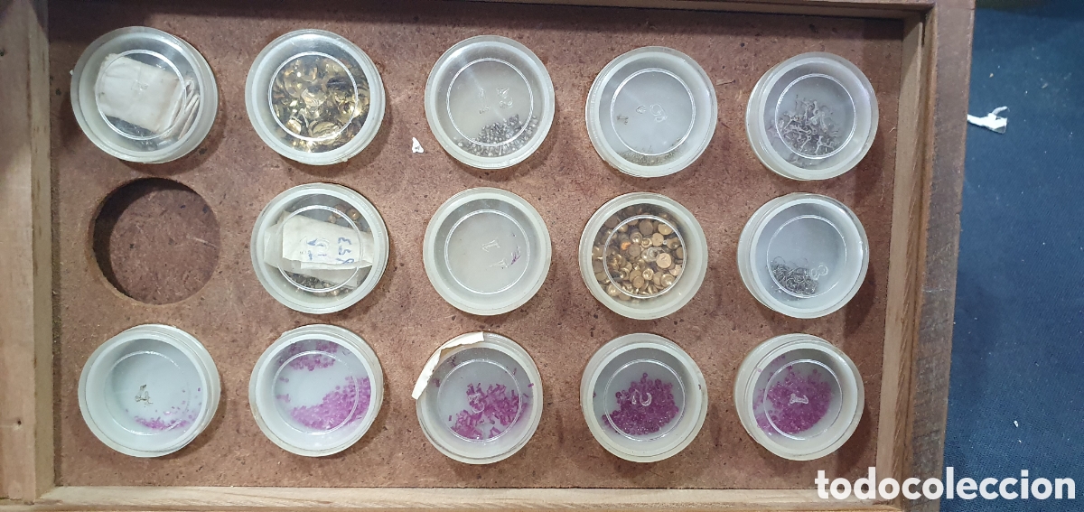 Spare Parts for Watches: Lote de rub&iacute;es de relojes para recambio. (L138)