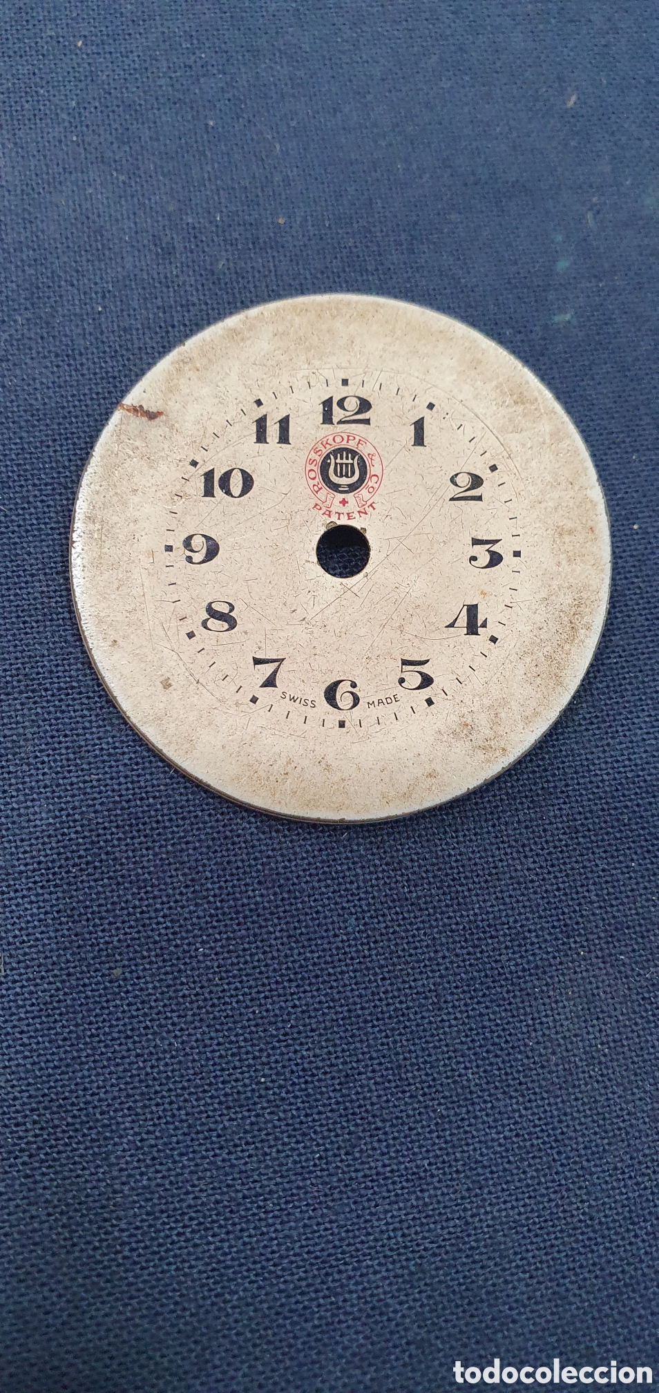 Spare Parts for Watches: Esfera reloj de bolsillo Roskopf & Co. (L138)