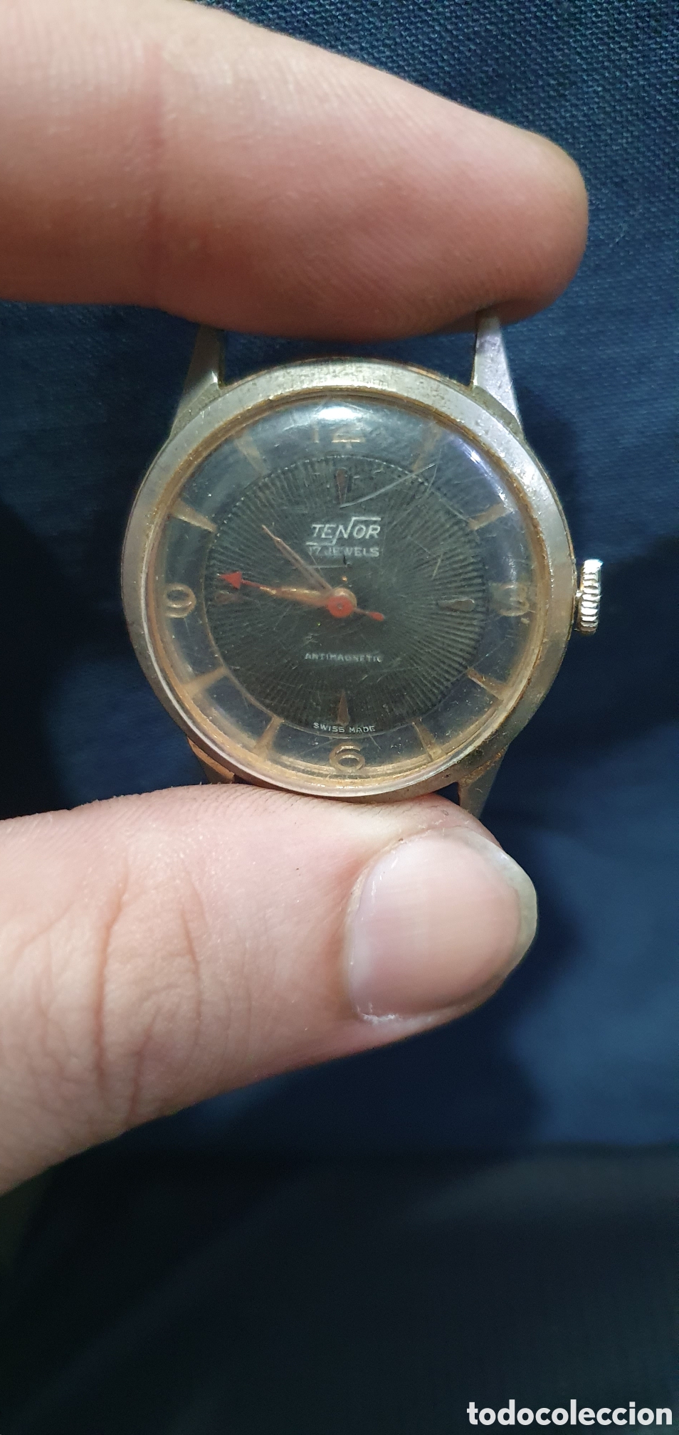 Recambios de relojes: Reloj de pulsera Tenor esqueleto. (L139)
