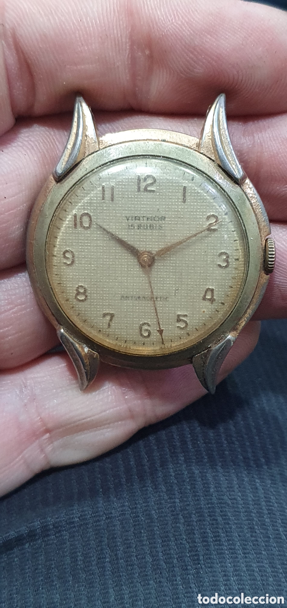 Pe&ccedil;as de reposi&ccedil;&atilde;o de rel&oacute;gios: Reloj de pulsera Visthor. Vintage. (L139)