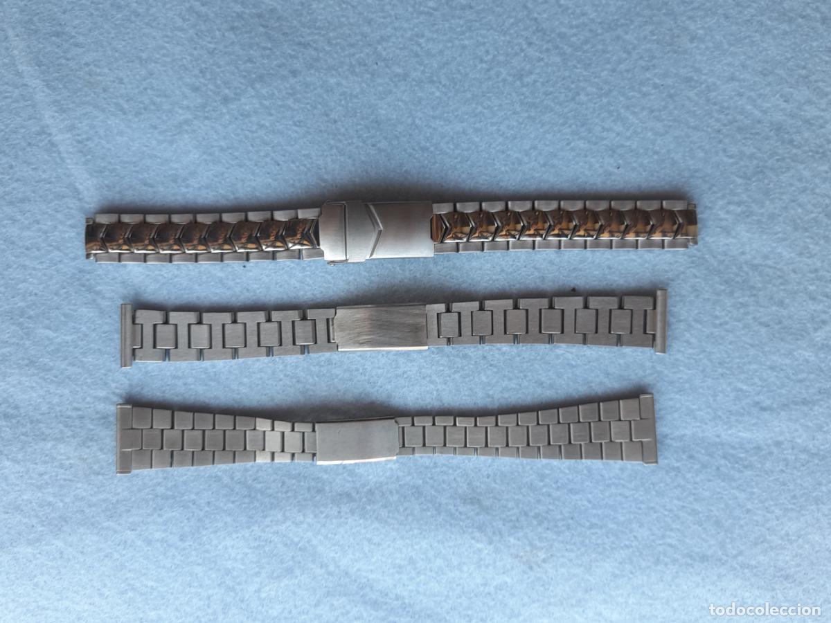 Ricambi di orologi: Lote de 3 Pulseras para Relojes.