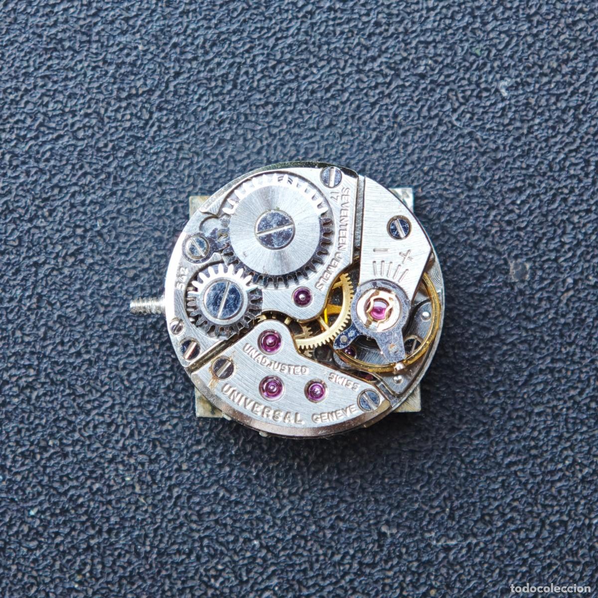Recambios de relojes: UNIVERSAL GENEVE 542 Infinit maquinaria reloj vintage watch movement motre orologio