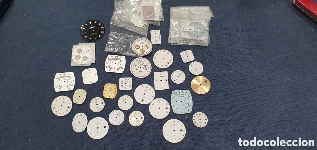 Ersatzteile f&uuml;r Uhren: Lote de esferas de relojes variados. (L140)