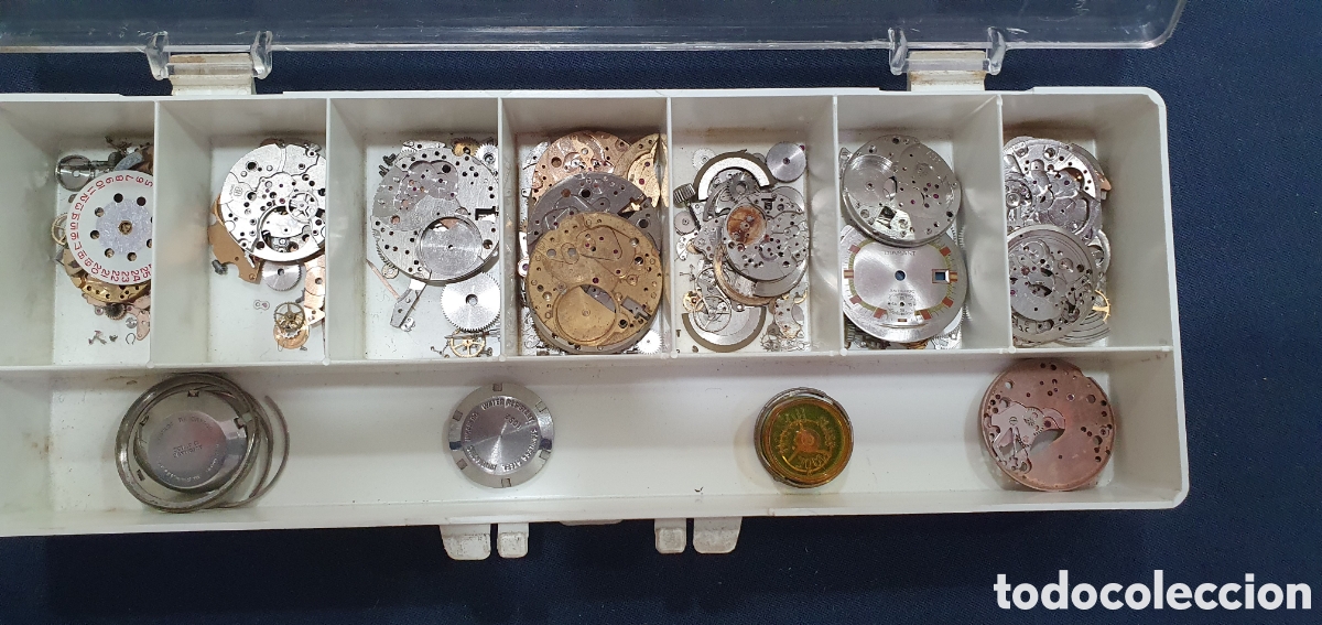 Pi&egrave;ces de rechange de montres et horloges: Lote de repuestos de relojes. (L140)