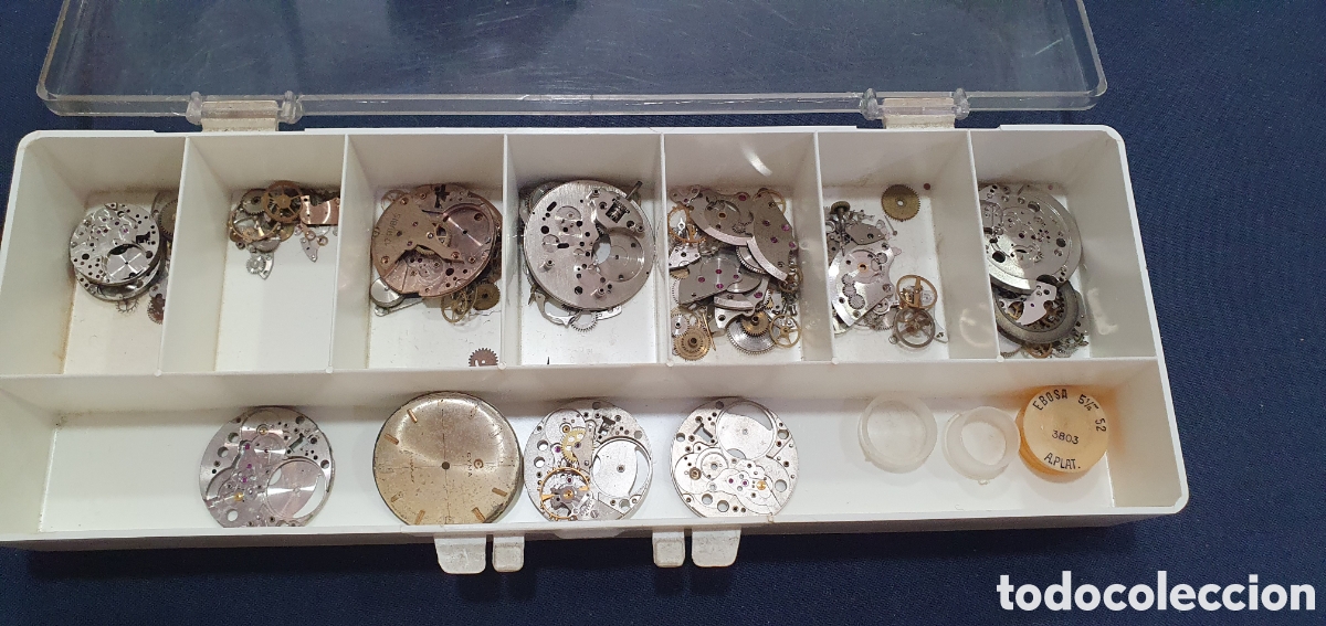 Recambios de relojes: Lote de repuestos de relojes. (L140)