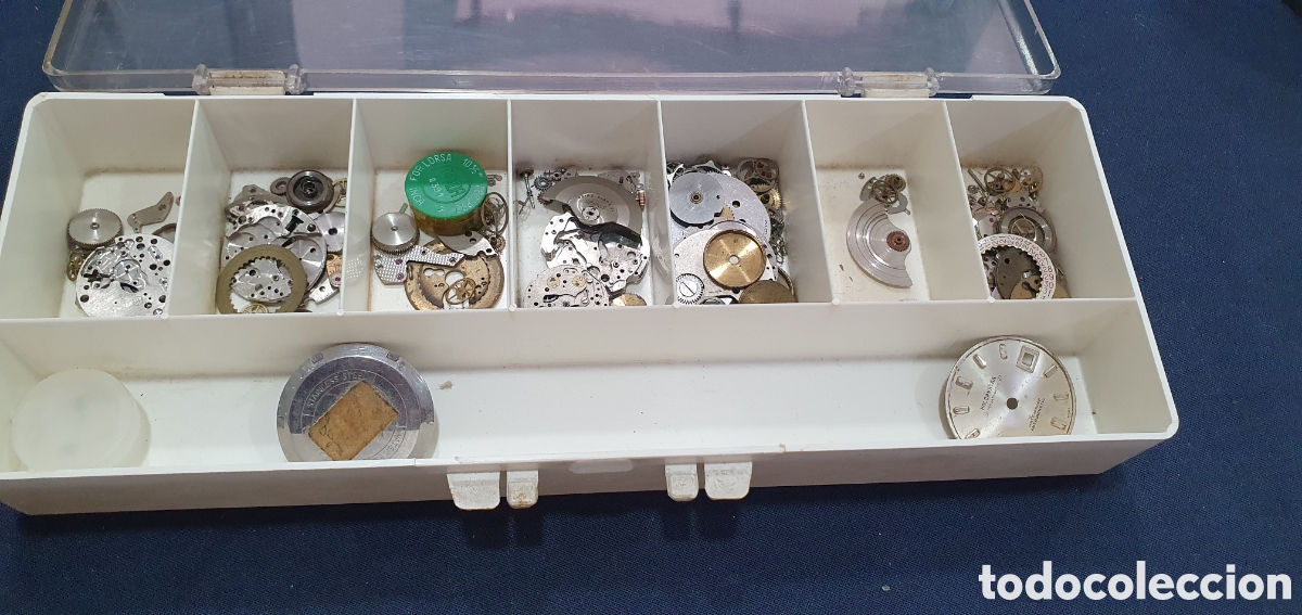 Pi&egrave;ces de rechange de montres et horloges: Lote de repuestos de relojes. (L120)