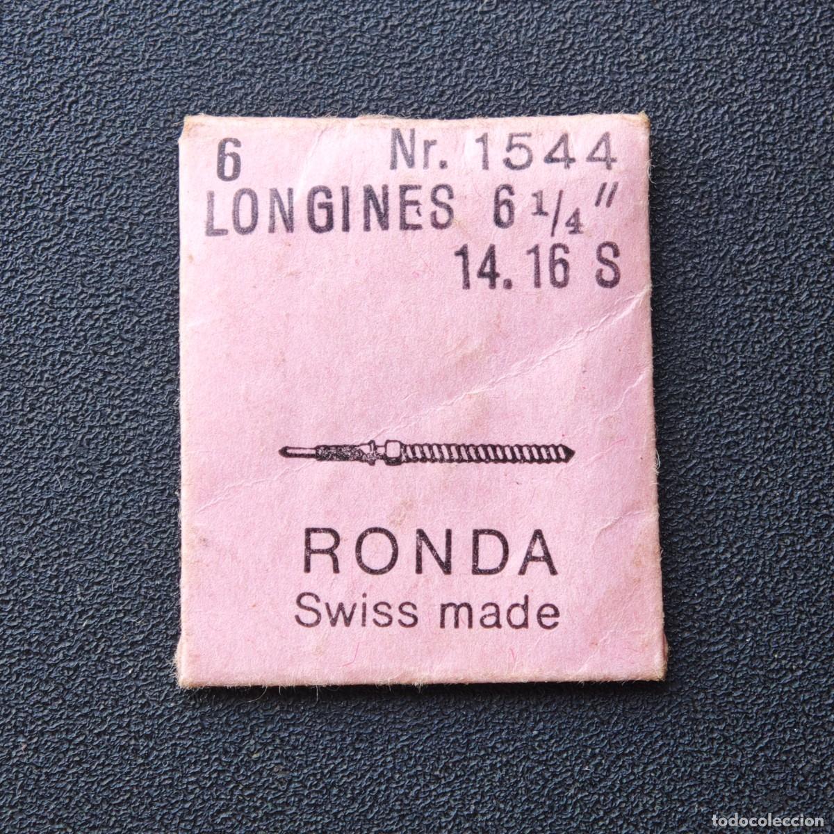 Recambios de relojes: LONGINES 14.16S 6 1/4&rdquo; tija reloj vintage winding stem watch motre orologio