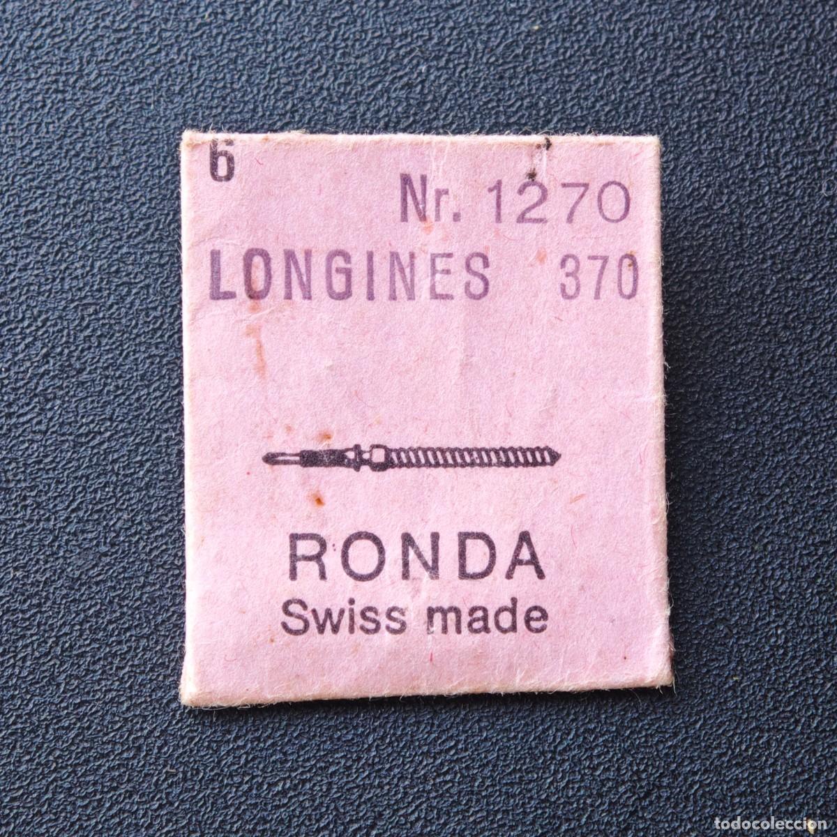 Recambios de relojes: LONGINES 370 tija reloj vintage winding stem watch motre orologio