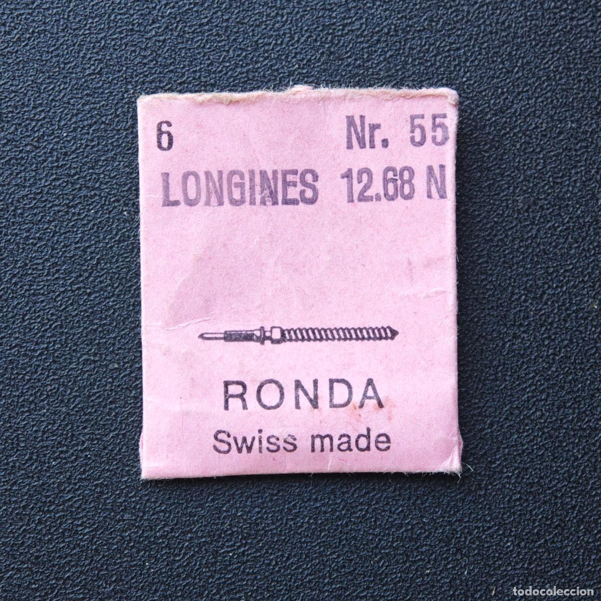 Recambios de relojes: LONGINES 12.68 N tija reloj vintage winding stem watch motre orologio