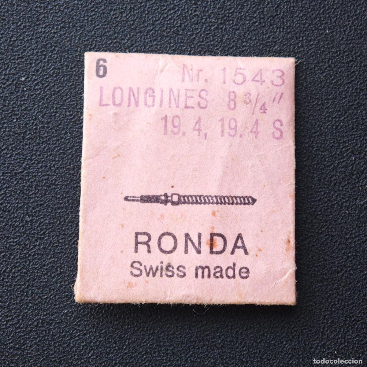 Recambios de relojes: LONGINES 19.4 S 8 3/4'' tija reloj vintage winding stem watch motre orologio