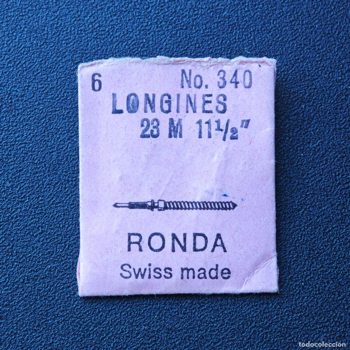 Recambios de relojes: LONGINES 23M 11 1/2'' tija reloj vintage winding stem watch motre orologio