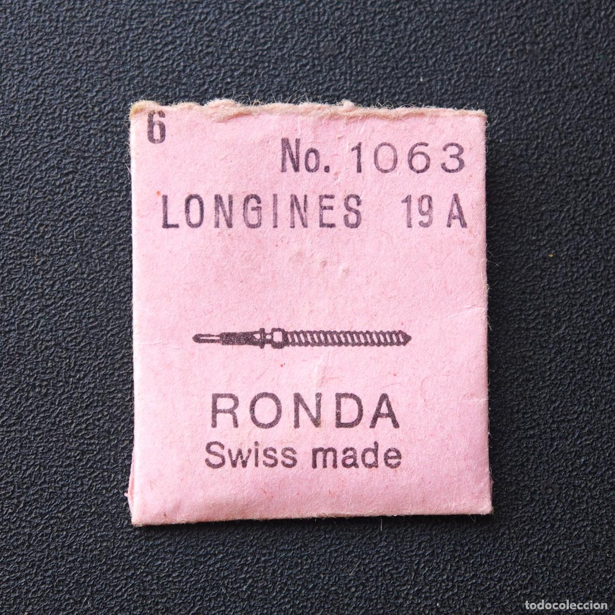 Recambios de relojes: LONGINES 19A tija reloj vintage winding stem watch motre orologio