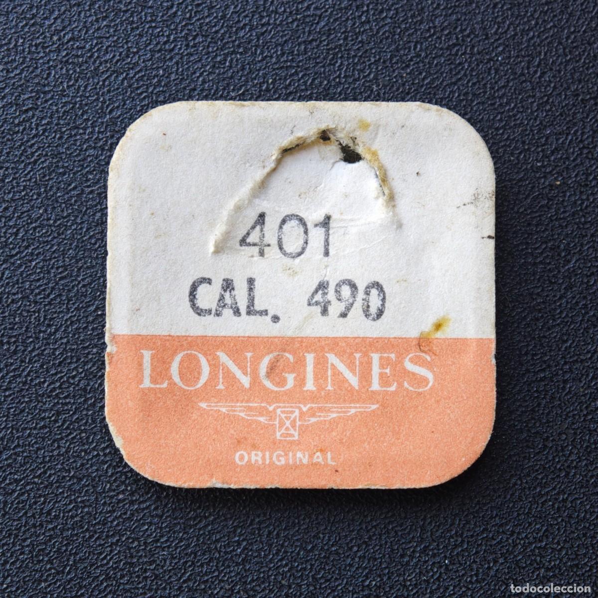Recambios de relojes: LONGINES 490 401 tija partida reloj vintage winding split stem watch montre orologio