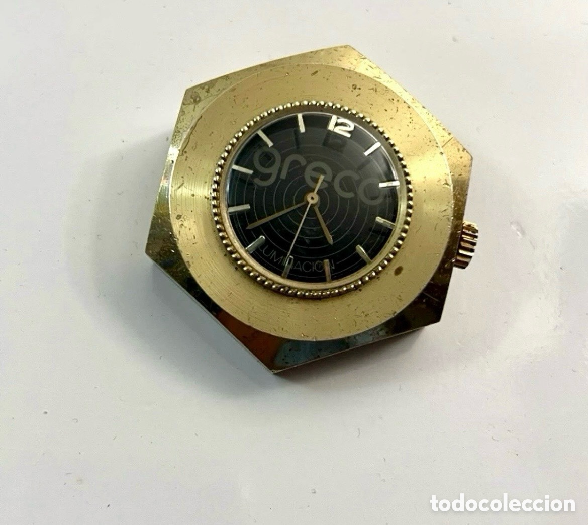 Recambios de relojes: ✅ Reloj Greco ILUMINACI&Oacute;N mec&aacute;nico Carga Manual