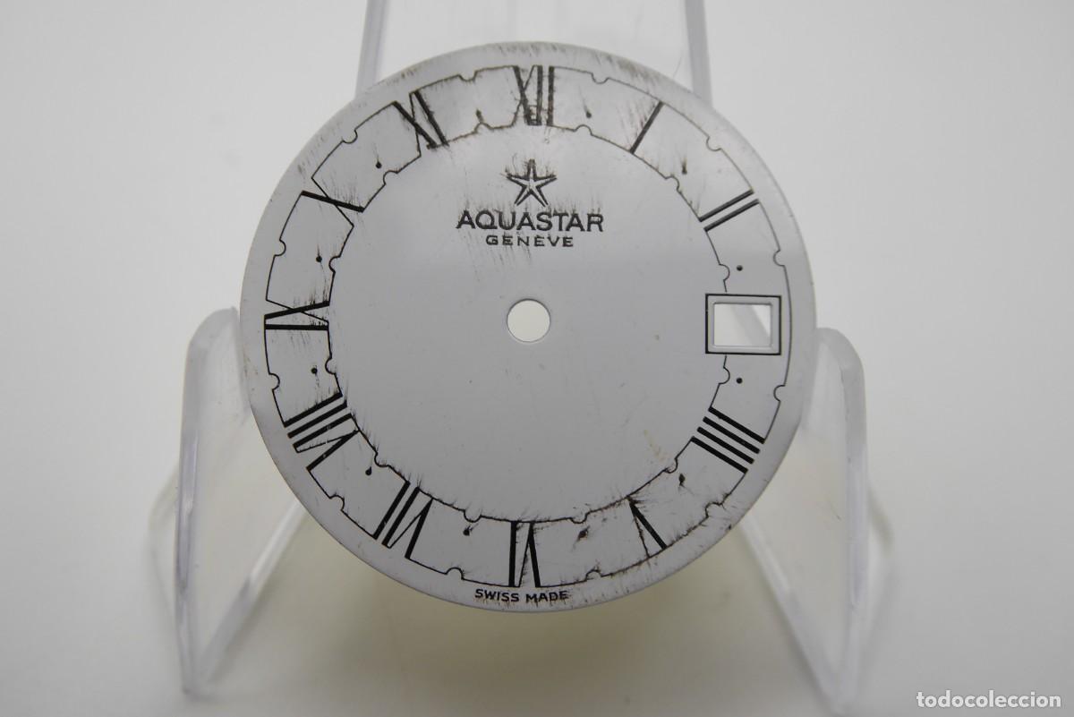 Recambios de relojes: Aquastar Geneve quartz dial vintage 27.3mm