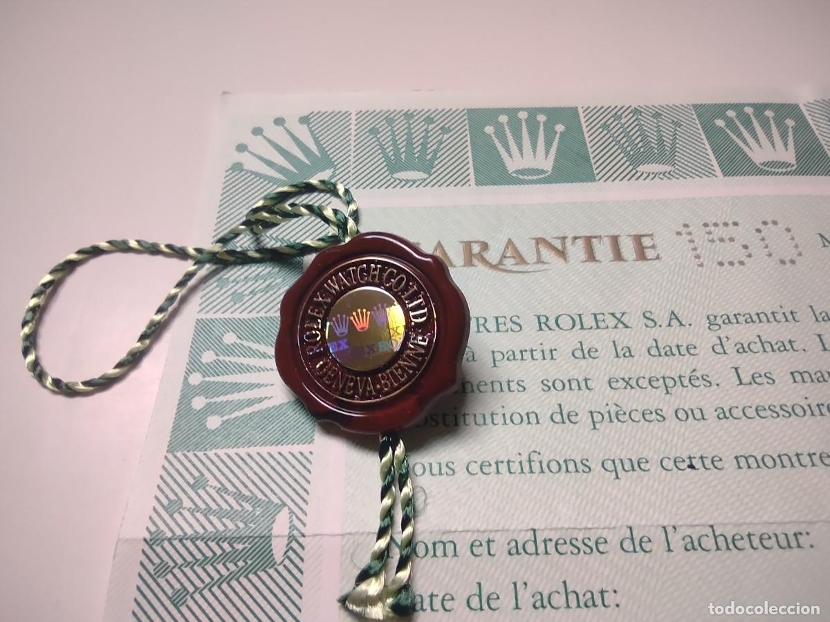 Recambios de relojes: Genuine Rolex Label Swiss Chronometer Certified