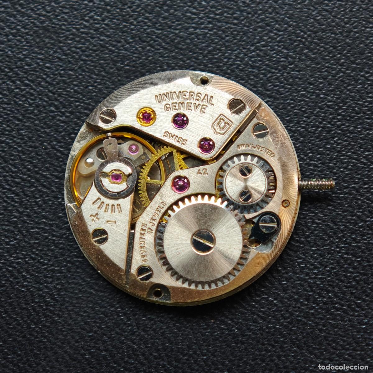 Recambios de relojes: UNIVERSAL GENEVE 42 maquinaria reloj vintage watch movement motre orologio
