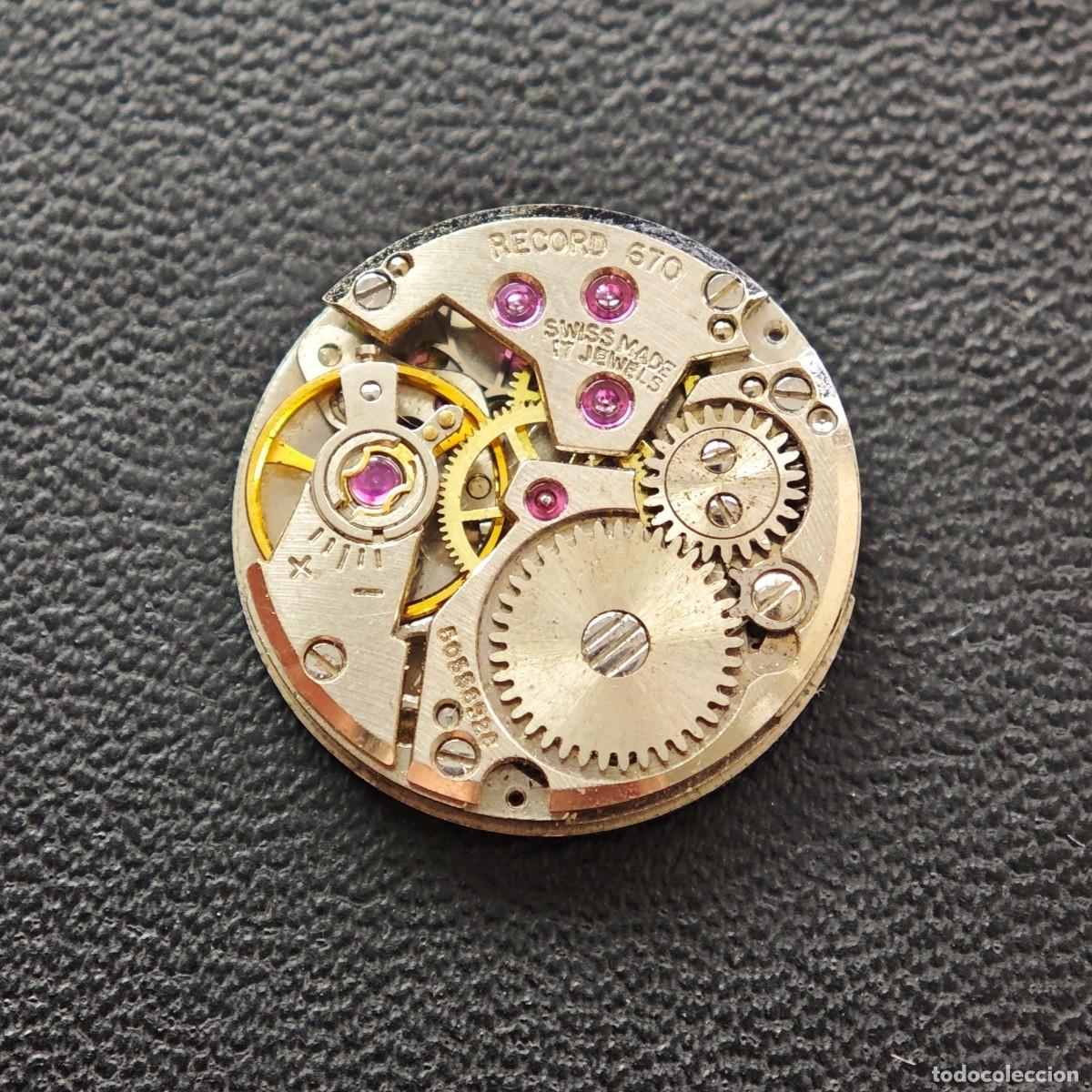 Recambios de relojes: LONGINES RECORD 670 maquinaria reloj vintage watch movement motre orologio