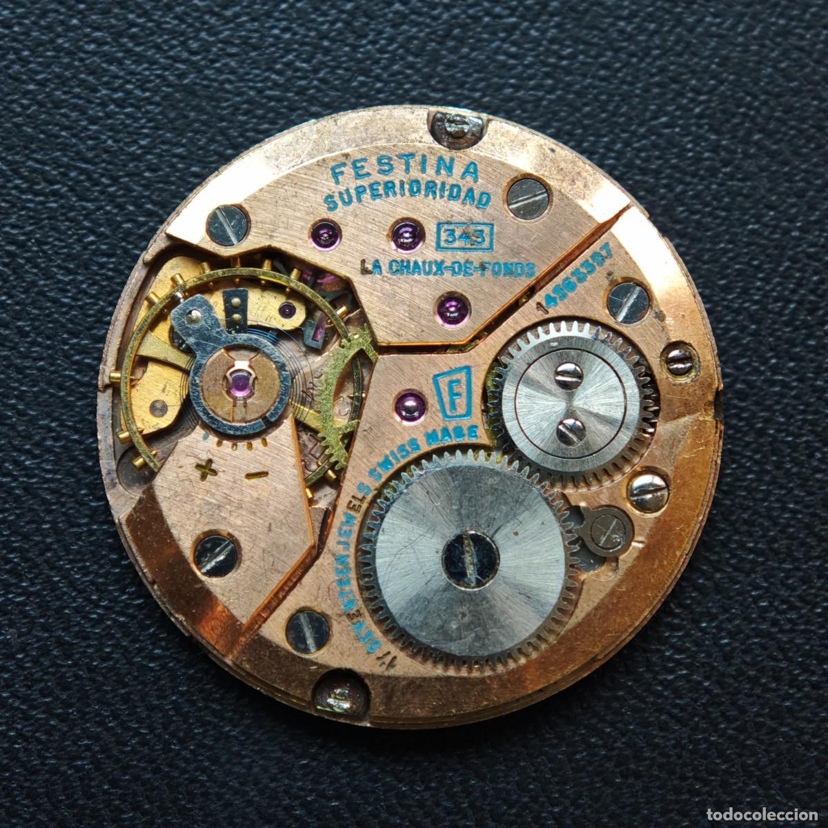 Recambios de relojes: FESTINA 343 Superioridad Peseux 7000 maquinaria reloj vintage watch movement motre orologio