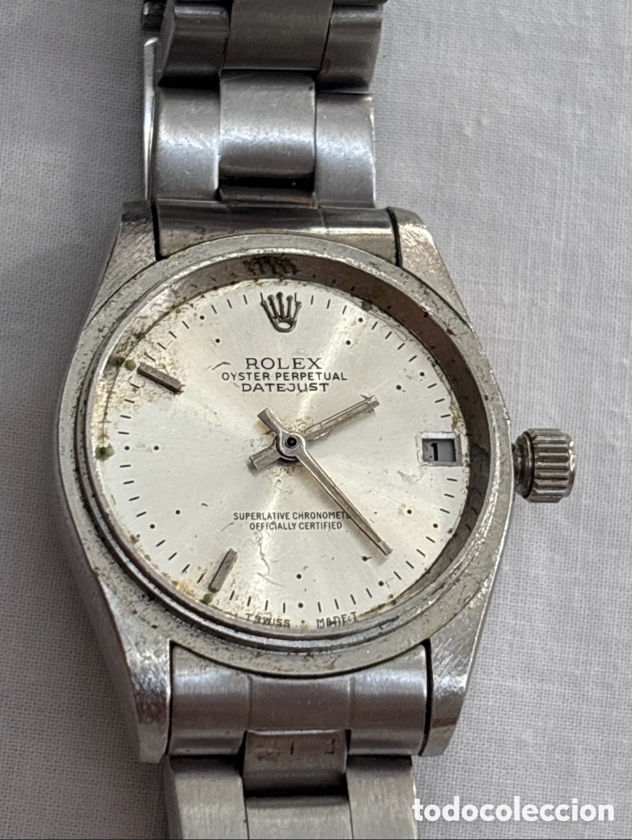Recambios de relojes: Reloj Rolex Oyster Perpetual Datejust para reparar o piezas