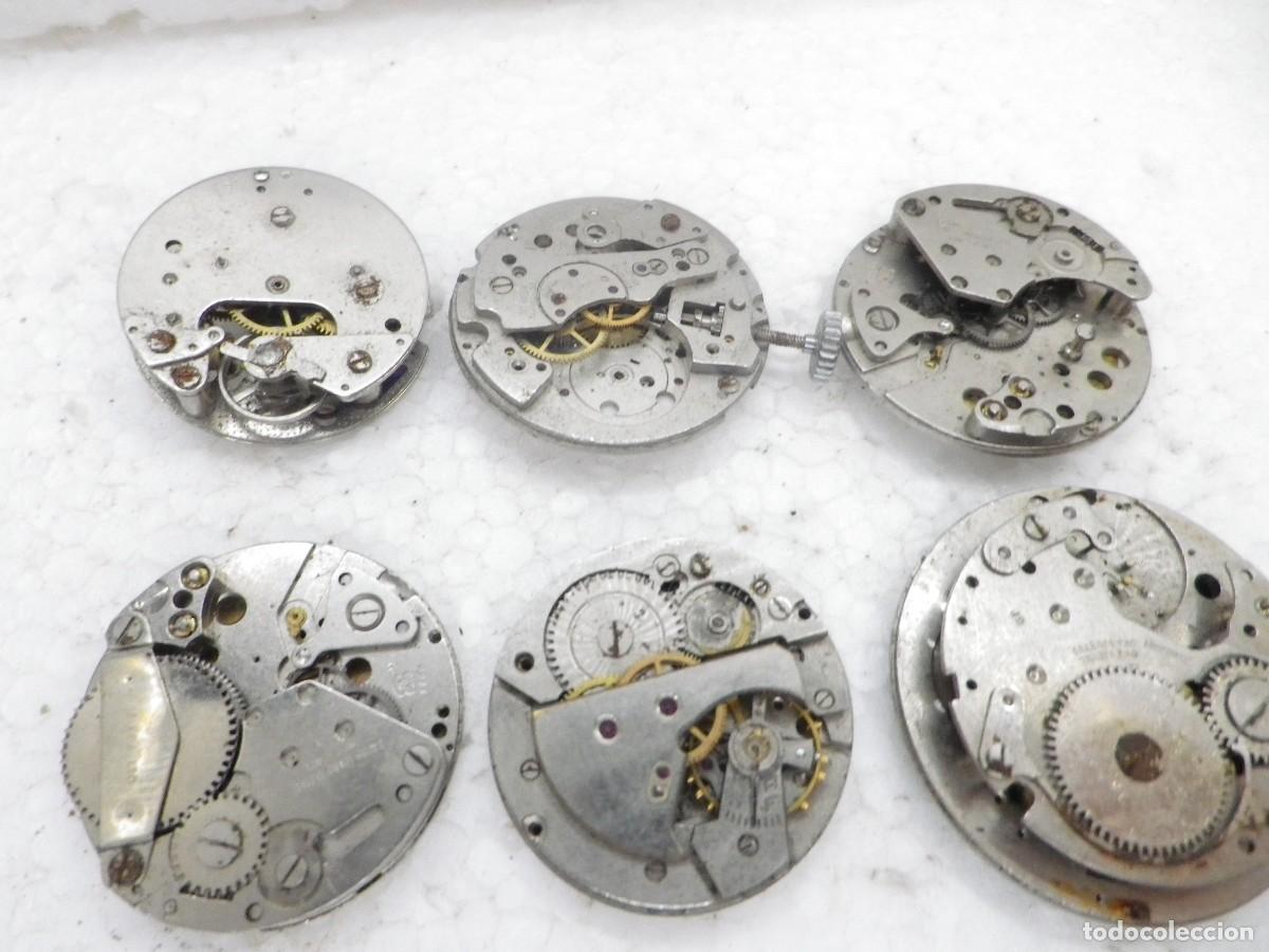 Recambios de relojes: Lote 6 Maquinarias Reloj Antiguo Para Piezas Fornitura Aprendiz Watches